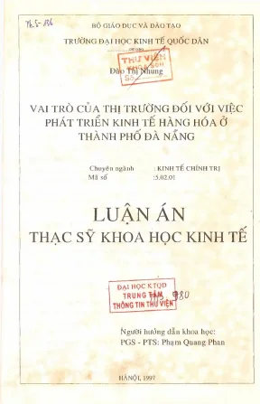Vai Trò Của Thị Trường Đối Với Phát Triển Kinh Tế Tại