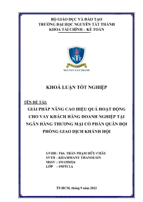 Giải Pháp Nâng Cao Hiệu Quả Cho Vay Doanh Nghiệp Tại