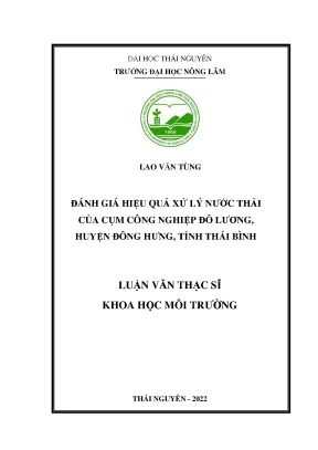 Đánh Giá Hiệu Quả Xử Lý Nước Thải Tại Cụm Công Nghiệp Đô