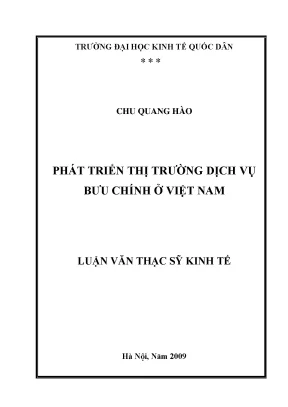 Phát Triển Thị Trường Dịch Vụ Bưu Chính Tại Việt Nam