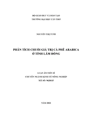 Phân Tích Giá Trị Cà Phê Arabica Tại Lâm Đồng: Cơ Hội Và