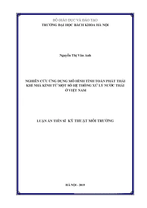 Nghiên Cứu Ứng Dụng Mô Hình Tính Toán Phát Thải Khí Nhà