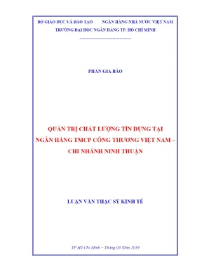 Quản Trị Chất Lượng Tín Dụng Tại Ngân Hàng TMCP Công