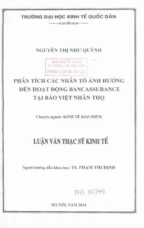 Phân Tích Các Nhân Tố Ảnh Hưởng Đến Hoạt Động 