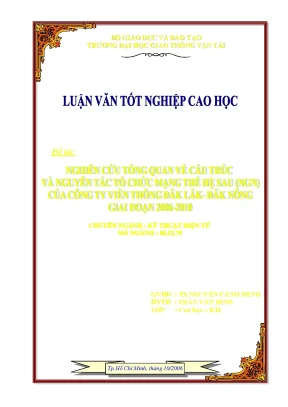 Xây Dựng Mạng NGN Tại Trường Đại Học Giao Thông Vận Tải