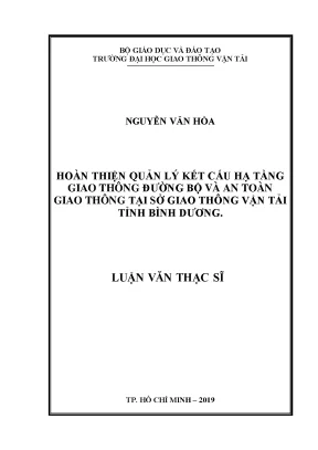 Quản Lý Kết Cấu Hạ Tầng Giao Thông Đường Bộ và An Toàn
