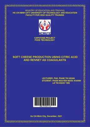 Sản Xuất Phô Mai Mềm Sử Dụng Axit Citric và Rennet