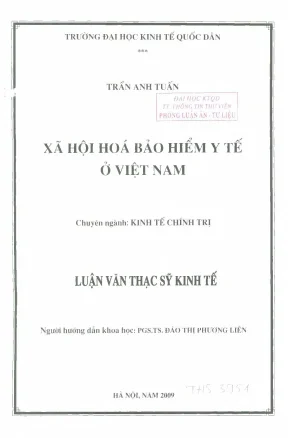 Xã hội hóa bảo hiểm y tế tại Việt Nam: Thực trạng và