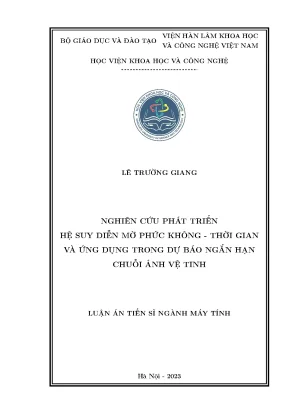 Nghiên Cứu Hệ Suy Diễn Mờ Phức Không Trong Dự Báo Ảnh Vệ
