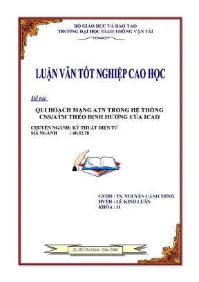 Quy Hoạch Mạng ATN Trong Hệ Thống CNS/ATM Theo Định