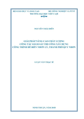 Giải Pháp Nâng Cao Chất Lượng Giám Sát Thi Công Đê Biển