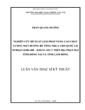 Giải Pháp Nâng Cao Chất Lượng Mặt Đường Bê Tông Nhựa