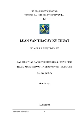 Nâng Cao Hiệu Quả Sử Dụng GPRS Trong Mạng Thông Tin Di
