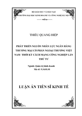 Phát Triển Nguồn Nhân Lực Ngân Hàng Thương Mại Trong