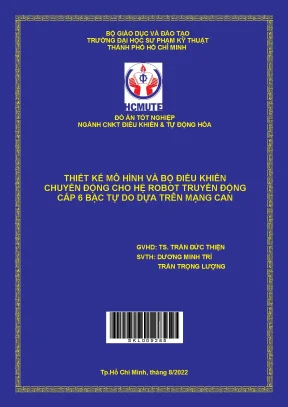 Thiết Kế Robot 6 Bậc Tự Do Dựa Trên Mạng CAN