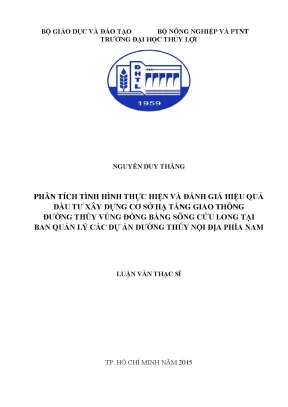 Đánh Giá Hiệu Quả Đầu Tư Cơ Sở Hạ Tầng Giao Thông Đường