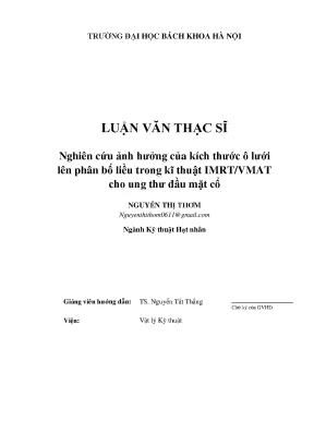 Nghiên Cứu Ảnh Hưởng Kích Thước Ô Lưới Trong Kỹ Thuật 