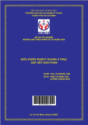Điều Khiển Robot SCARA 4 Trục Gắp Xếp Sản Phẩm: Đồ Án