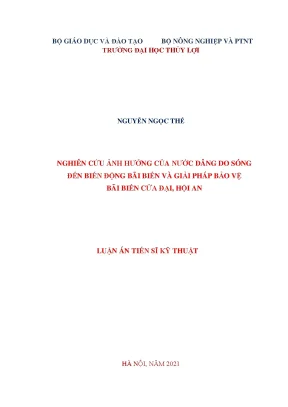Nghiên Cứu Ảnh Hưởng Của Nước Dâng Do Sóng Đến Biến Động 