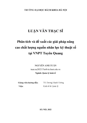 Nâng cao chất lượng nguồn nhân lực kỹ thuật số tại VNPT