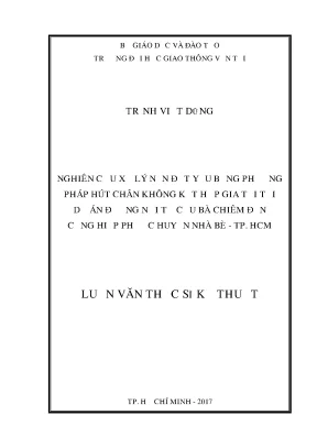 Nghiên Cứu Xử Lý Nền Đất Yếu Bằng Phương Pháp Hút Chân