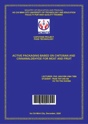 Bao bì hoạt tính từ chitosan và cinnamaldehyde cho thịt 