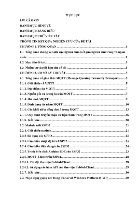 Thiết Kế Mô Hình Hệ Thống Nhà Thông Minh Sử Dụng Giao 