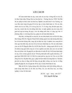 Cảm Ơn và Cam Đoan Trong Luận Án Nghiên Cứu Hệ Thống Đảm