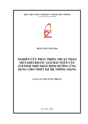 Nghiên Cứu Thuật Toán Metaheuristic Giải Bài Toán Cây