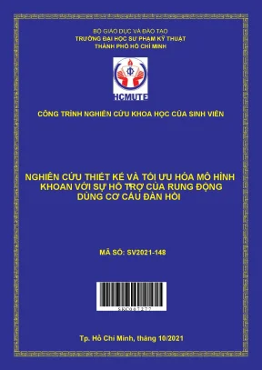 Nghiên Cứu Thiết Kế và Tối Ưu Hóa Mô Hình Khoan Hỗ Trợ