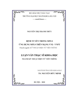 Ứng Dụng MPLS Trong Mạng VN2 - VNPT: Nghiên Cứu và Phát 