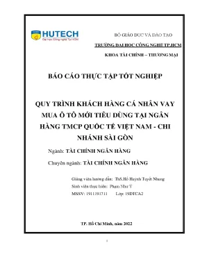 Quy Trình Vay Mua Ô Tô Mới Tại Ngân Hàng TMCP Quốc Tế