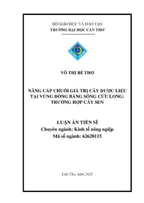 Nâng Cấp Chuỗi Giá Trị Cây Dược Liệu Tại Đồng Bằng Sông