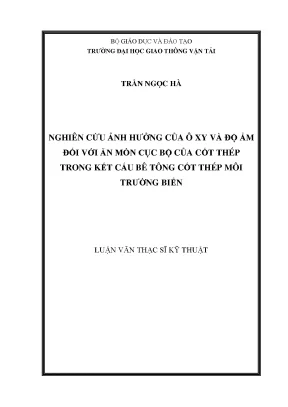 Nghiên Cứu Ảnh Hưởng Của Độ Mở Rộng Về Nứt Và Độ Ẩm Đến