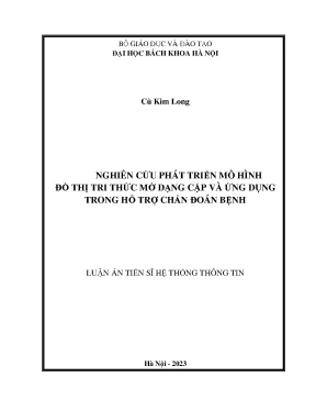 Nghiên Cứu Mô Hình Đồ Thị Tri Thức Mờ Hỗ Trợ Chẩn Đoán Bệnh