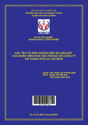 Các Yếu Tố Ảnh Hưởng Đến Sự Gắn Kết Nhân Viên Văn Phòng