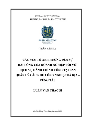 Các Yếu Tố Ảnh Hưởng Đến Sự Hài Lòng Của Doanh Nghiệp