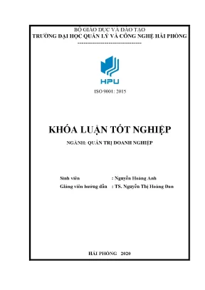 Nâng Cao Hiệu Quả Quản Lý Nguồn Nhân Lực Tại Công Ty