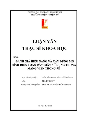 Đánh Giá Hiệu Năng Mô Hình Điện Toán Đám Mây Trong Mạng 