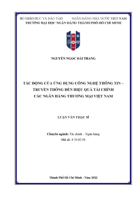 Tác Động Của Công Nghệ Thông Tin Đến Hiệu Quả Tài Chính