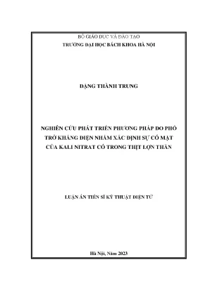 Nghiên Cứu Phương Pháp Đo Phổ Trở Kháng Điện Xác Định