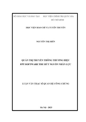 Quản Trị Truyền Thông Thương Hiệu FPT Software: Chiến 