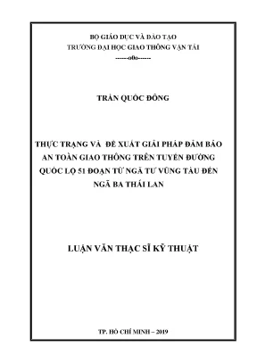 Giải Pháp Đảm Bảo An Toàn Giao Thông Trên Quốc Lộ 51