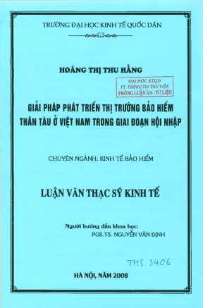 Phát Triển Thị Trường Bảo Hiểm Tàu Biển Tại Việt Nam
