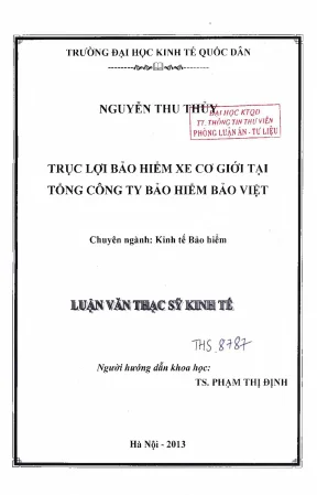 Giải Pháp Hạn Chế Tình Hình Trục Lợi Trong Bảo Hiểm Xe 