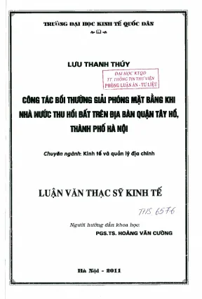Giải pháp bồi thường GPMB khi nhà nước thu hồi đất tại
