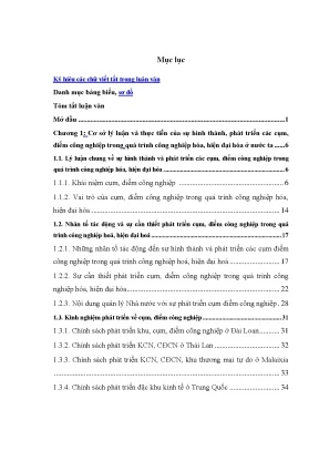 Phát Triển Cụm Điểm Công Nghiệp Ở Hà Tây Trong Quá Trình