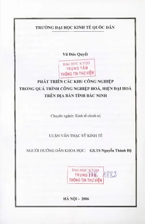 Phát Triển Khu Công Nghiệp Tại Bắc Ninh: Thực Trạng và