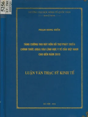 Tăng cường thu hút vốn ODA vào lĩnh vực y tế Việt Nam