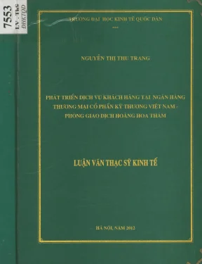 Phát Triển Dịch Vụ Khách Hàng Tại Ngân Hàng Thương Mại 